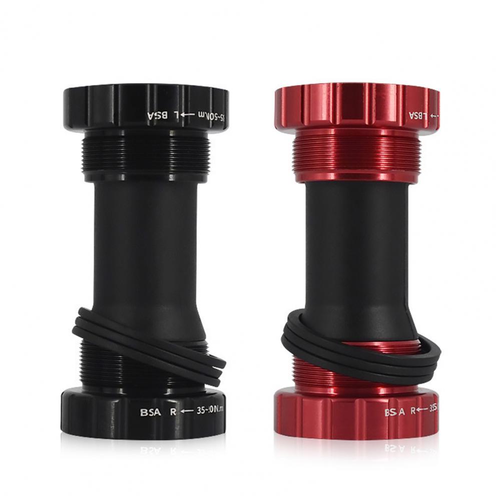 Integrated Bearing Bottom Bracket High Strength Aluminium Alloy Hollow Out Thread Bottom Bracket for BC1.37-24T Crankset