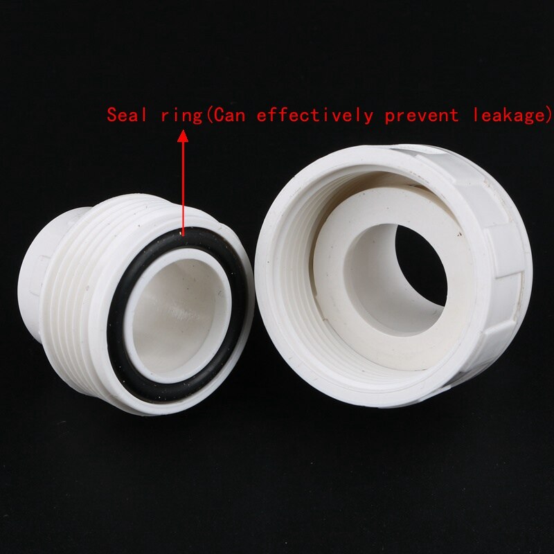 Inner Diameter 40Mm Union Connector Plastic Water Supply Pipe Fittings Water Pipe PVC Joints Easy Install Detachable