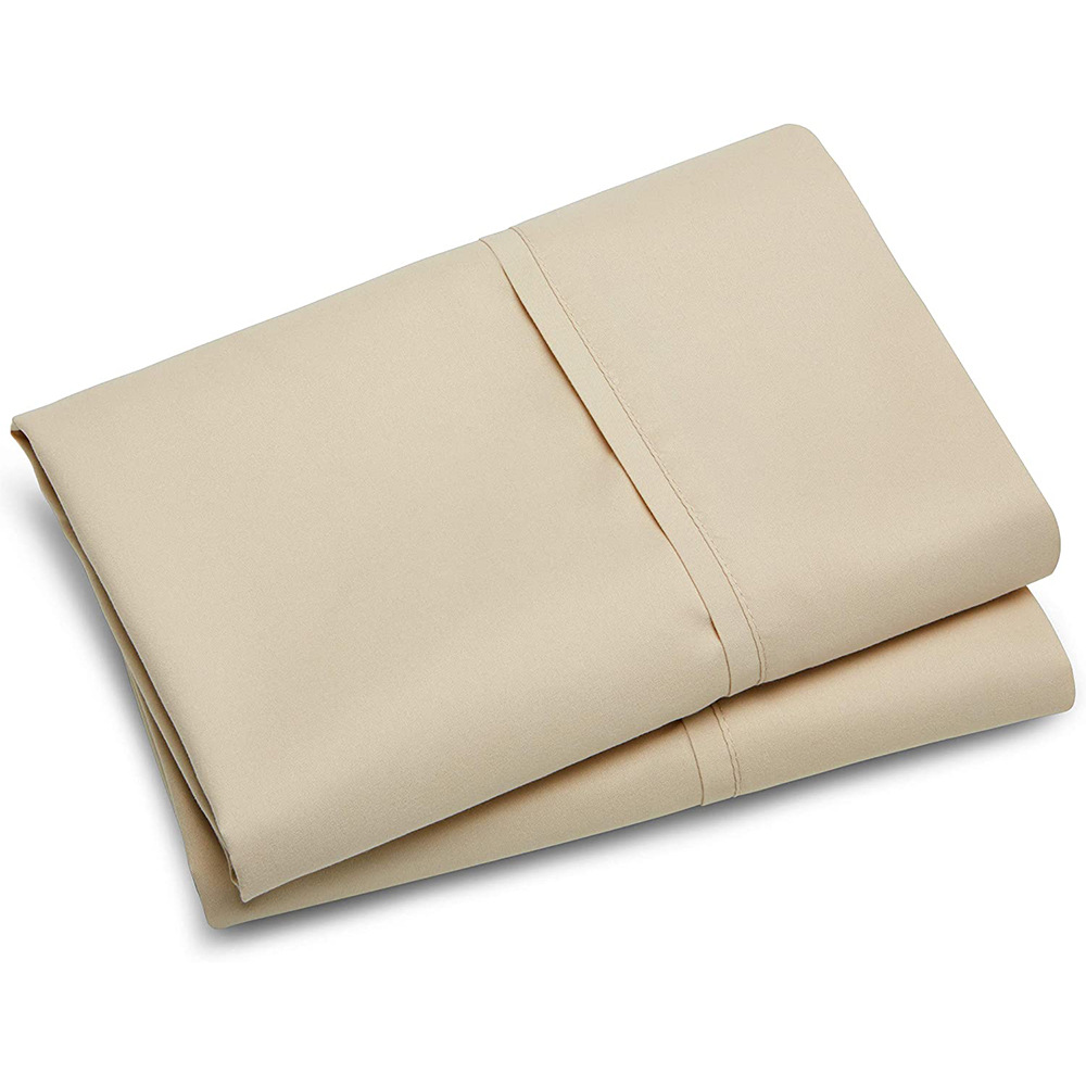 Taie d'oreiller enveloppe 1 pièce pour dormir, housse de coussin douce pour lit, taille Muti Standard/Queen/King/corps: 470*740mm / Black