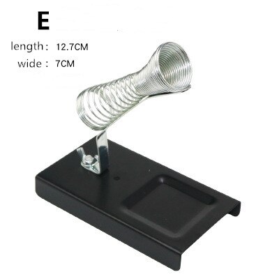1pc Electric Soldering Iron Stand Holder Metal Support Station With Solder Sponge Soldering Iron Frame Small And Simple: E