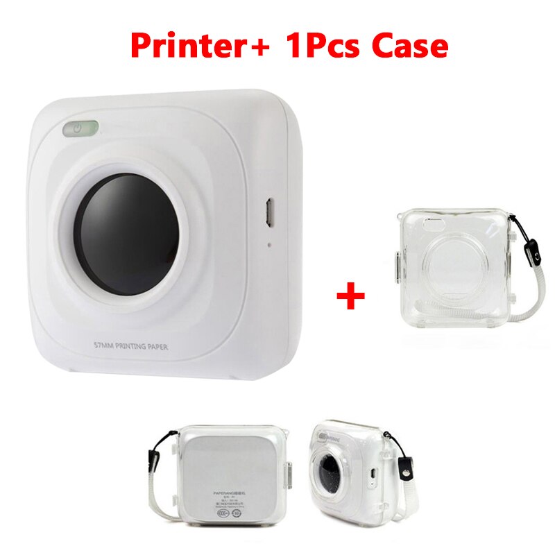 Paperang – mini-imprimante photo thermique Portable P1, bluetooth, USB, pour téléphone Android et iOS: P1 Case