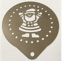 1 Pc Koffie Latte Cappuccino Barista Art Stencils Cake Stofdoek Sjablonen Koffie Gereedschap Accessoires Gusto Nespresso Zavarnik Dolce: 1M