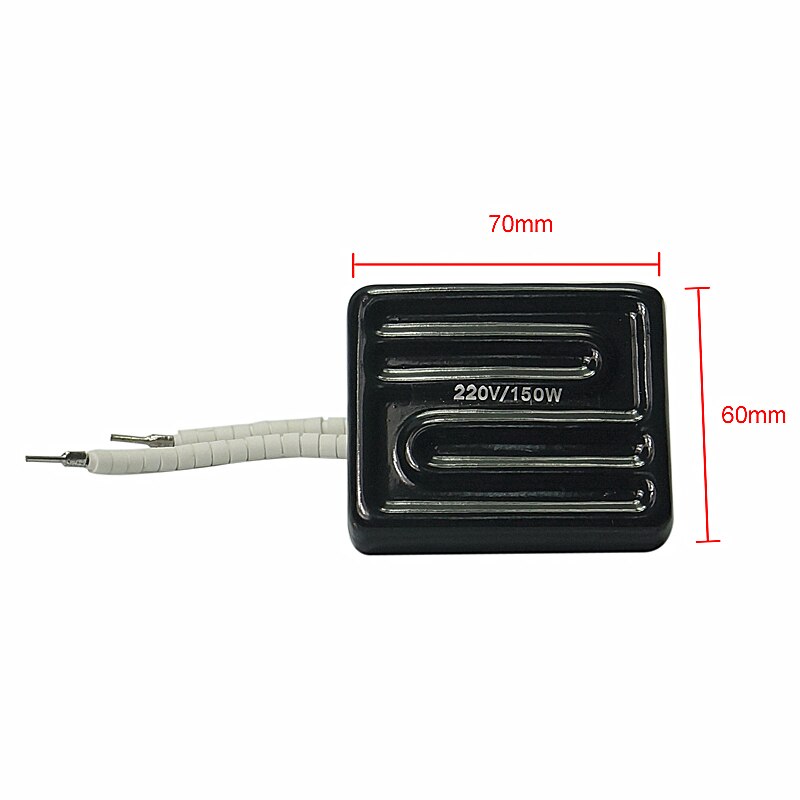 60*70mm 150W IR BGA rework station heating panel ceramic infrared heating plate