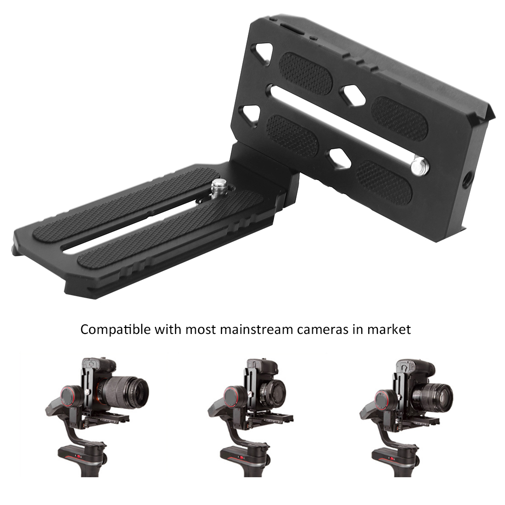 Camera Stabilizer Vertical Shooting Board with Counterweight for Zhiyun Weebill/Weebill S Stabilizer Quick Release Plate