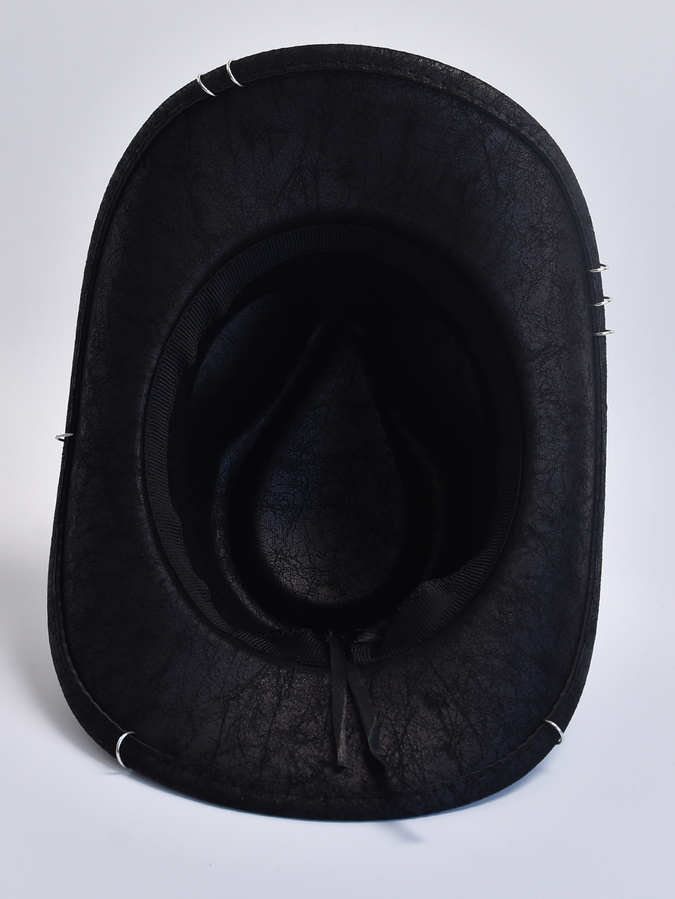 Kunstleder Vintage Western Cowboy Hut für Männer Gentleman Jazz Hüte Panama Cowgirl Hut Sombrero Hombre