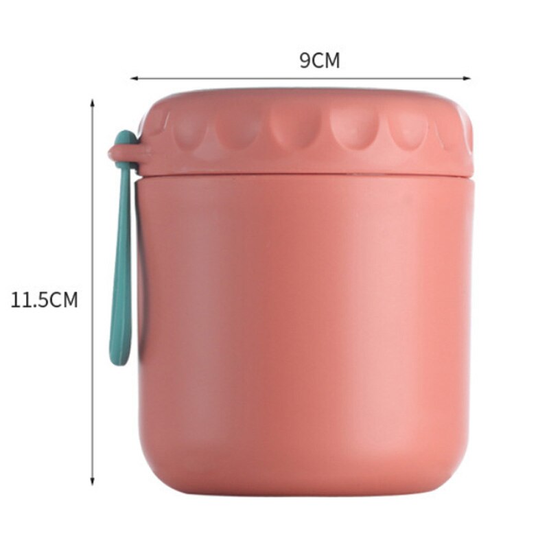 304 Stainless Steel Insulated Lunch Box Soup Holder Portable Food Container For Picnic School Office Handheld Soup Cup Thermos