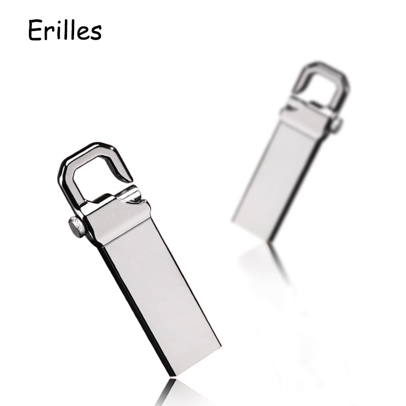 Flash-Memory Stick 128GB 64GB 16GB 8GB usb-stick pen drive 4GB stick wasserdicht flash usb 2.0 32gb cle usb: 64GB / Silber