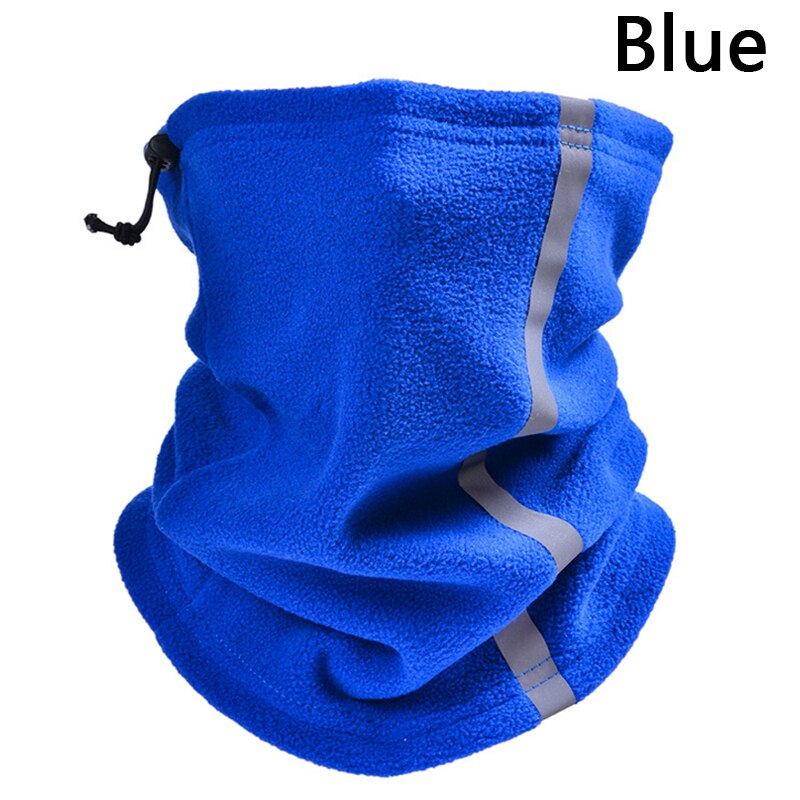 Polar Fleece Neck Buis Oor Warmer Vissen Schaatsen Running Sport Sjaal Gezichtsmasker Camping Halswarmer Warm Wandelen Sjaals: Blauw