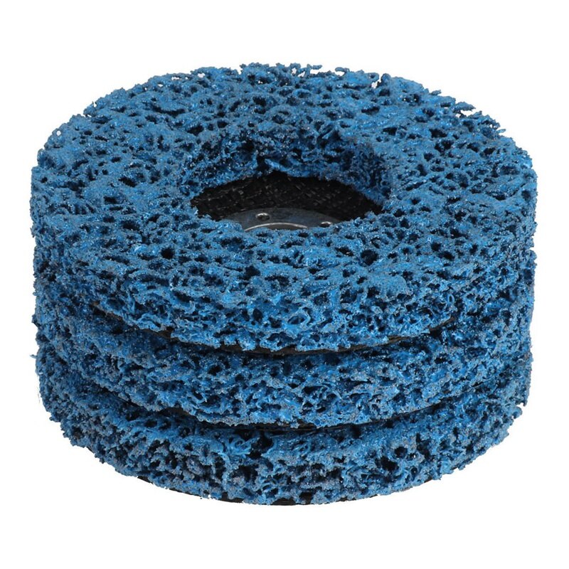 3Pcs 115mm 4.5Inch Poly Strip Wheel Discs Paint Rust Remover Abrasive Angle Grinder