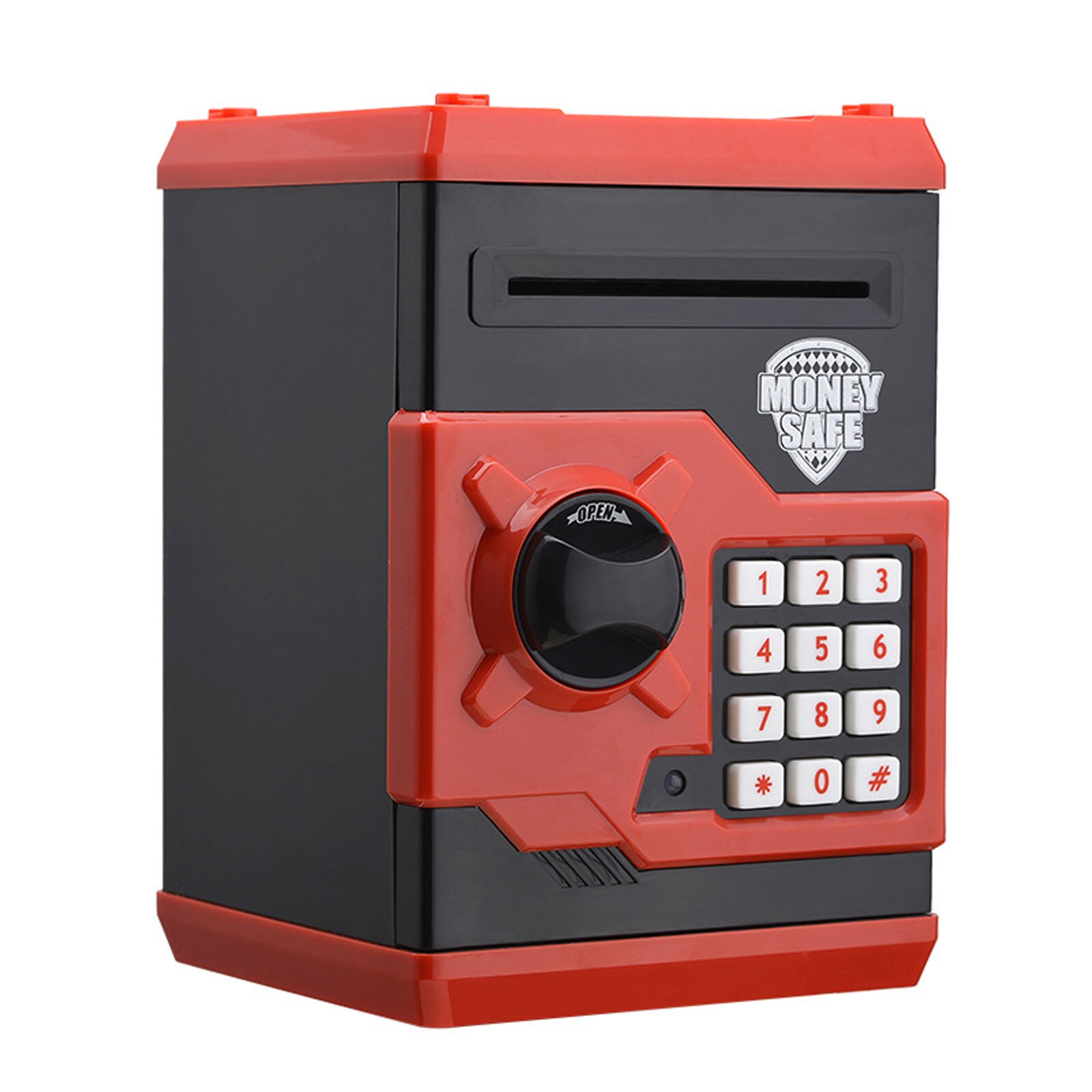 Strongbox Papier Geld Sparen Kasten Gemalte ATM ABS Sichere Automatische Bargeld-rollen Großen Kapazität Multifunktionale Schweinchen Bank: B1