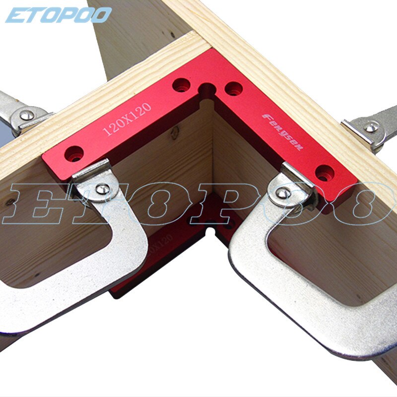 2 PC 90 Degrees L Shaped Auxiliary Fixture Splicing Board Positioning Panel Fixed Clip Carpenters Square Ruler Woodworking Tool