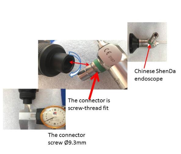 Storz – endoscope olympus dynamique, source de lumière portable, lampe orl avec câble d'alimentation USB: WOLF CONNECTOR