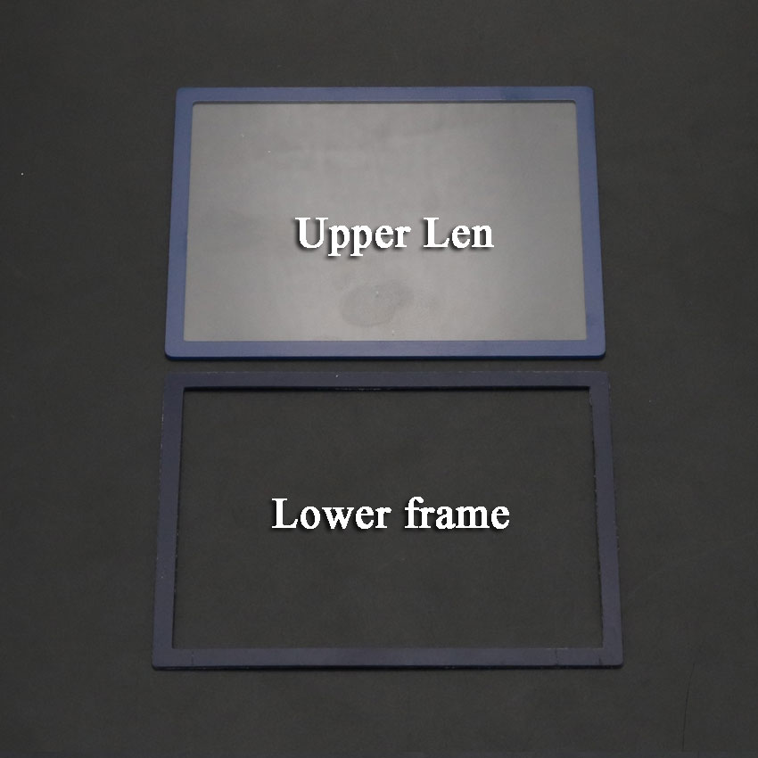 YuXi 1 einstellen Ober LCD Bildschirm Len Kunststoff Abdeckung + unteren rahmen Ersatz Für NDSL für DS Lite Spielkonsole