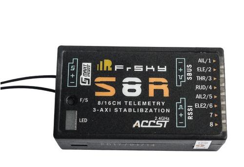 Frsky S8R 16CH 3-As Stablibzation RSSI PWM Output Telemetrie Ontvanger Met Smart Poort