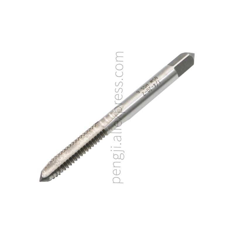 1/4 "-20 Bsw Hss Rechtse Draad Tap Hoge Snelheid Staal 6542 Gebruikt Voor Conventionele Machine Tikken Of cnc Tikken.