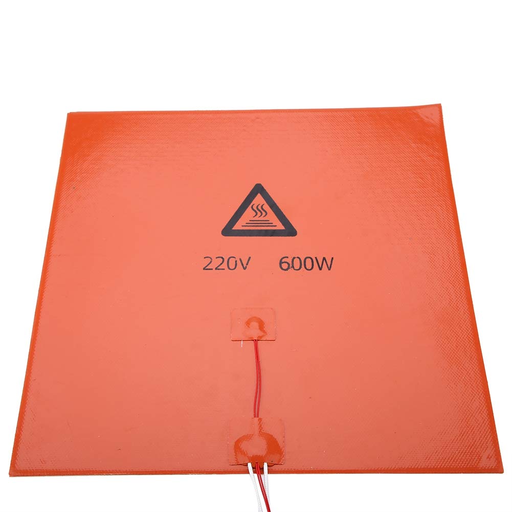 300x300mm 600w@220v 3D Printer Bed, Silicone Heated Bed Biqu Heat Bed Power Module Expansion Bed for 3D Printer