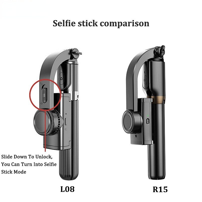 Mobile Phone Stabilizer Anti-shake Handheld Gimbal Shooting Live Tripod Multi-function Selfie Stick For Smartphones