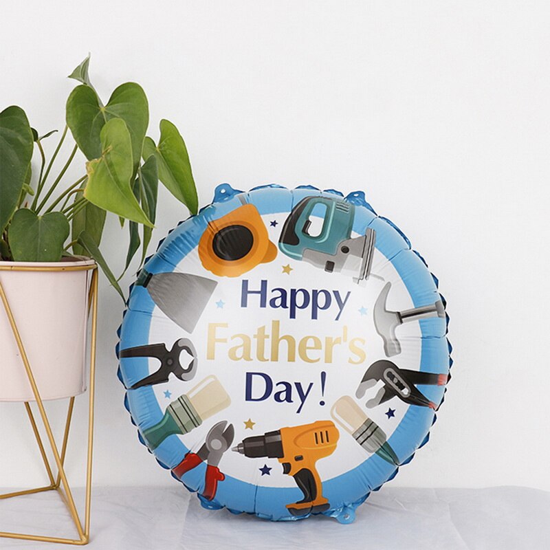 Ballons à hélium pour fête des pères, 18 pouces, espagnol, à feuille, décoration de fête