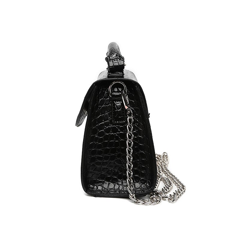 Crocodile motif bandoulière sacs pour femmes petite chaîne sac à main petit sac en cuir PU sac à main dames sacs de soirée
