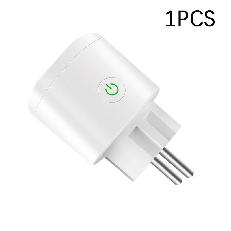 WIFI Smart Plug Socket 16A/10A Power Monitor EU Plug Control Smart Timing Socket Wireless Outlet Voice Intelligent Control Alexa: EU 16A / 1PCS