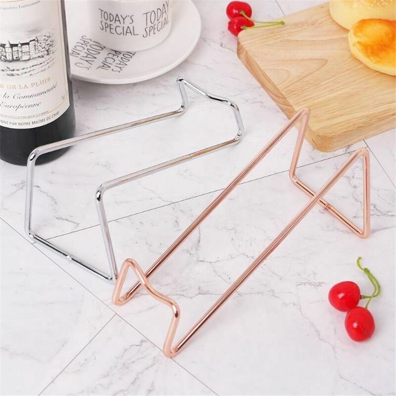 Estante de acero inoxidable para botellas de vino, soporte sencillo de galvanoplastia artesanal para vino tinto, cerveza, accesorios para el hogar, 3 colores