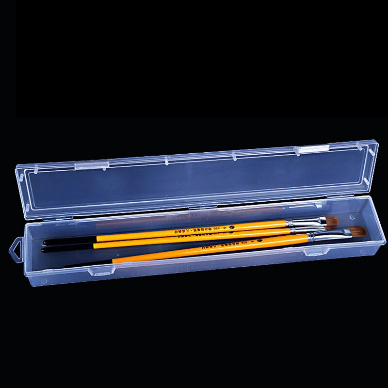 1Pc DIY Painting By Numbers Tool Picture By Numbers DIY Oil Painting Storage Box Drawing Brush Container Case Organizer