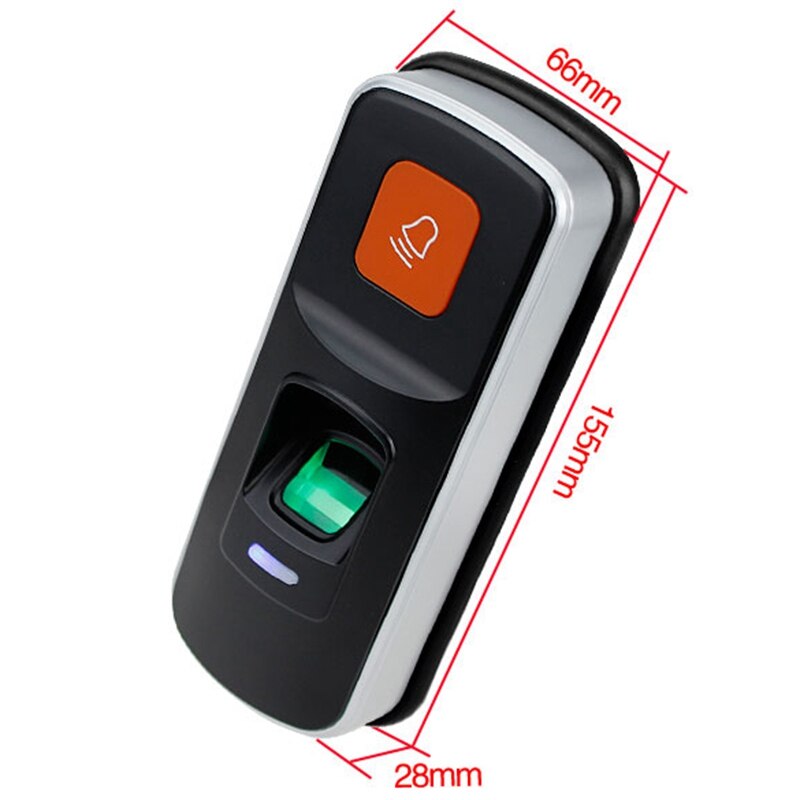 Rfid  x660 fingeravtrykk sveip tilgangskontroll maskin fingeravtrykksleser sd-kortoverføringe data smal kontroller døråpner suppor