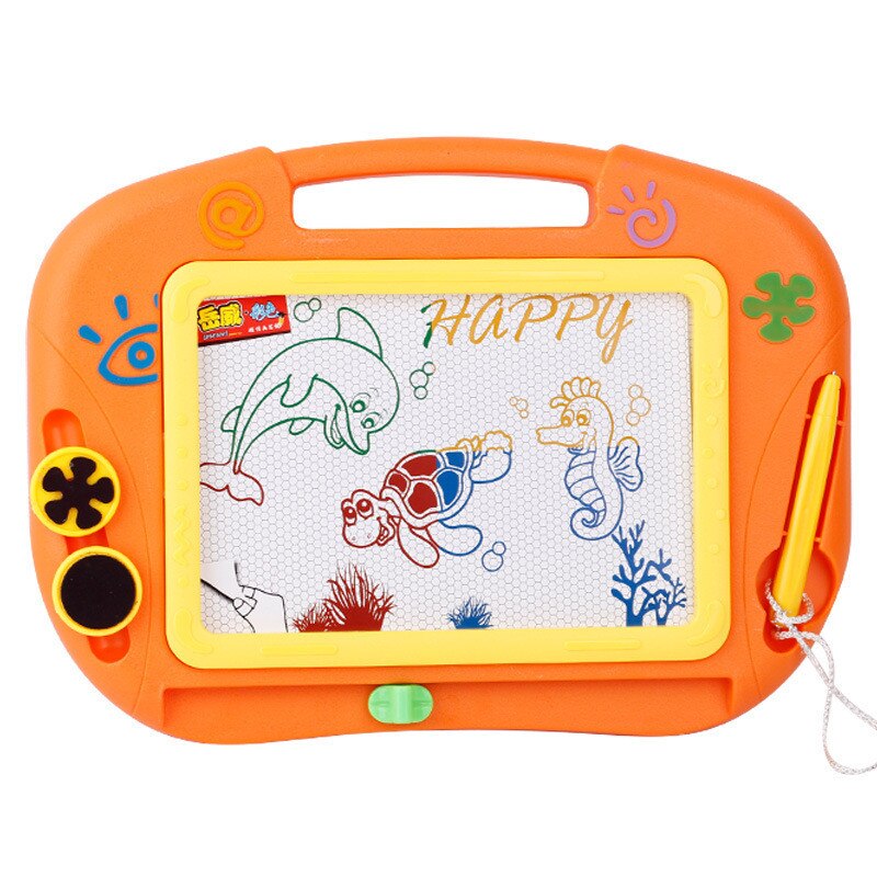 Magnetisk tegnebræt - børn magna tegning doodle bord sletbart skrivning skitsebræt pad toddler doodle board dejlige frimærker