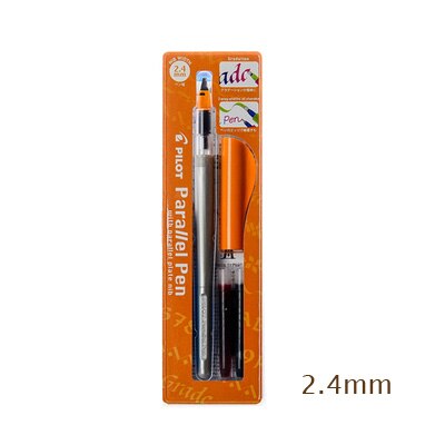 Stylo parallèle pilote Art artiste calligraphie stylo police spéciale anglais gothique police stylo d'écriture: Orange