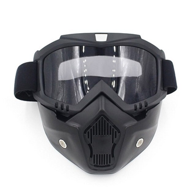 Skid snowboard mask snöskoter skidglasögon vinter vindtät glasögon med munfilter snowboard mask män kvinnor