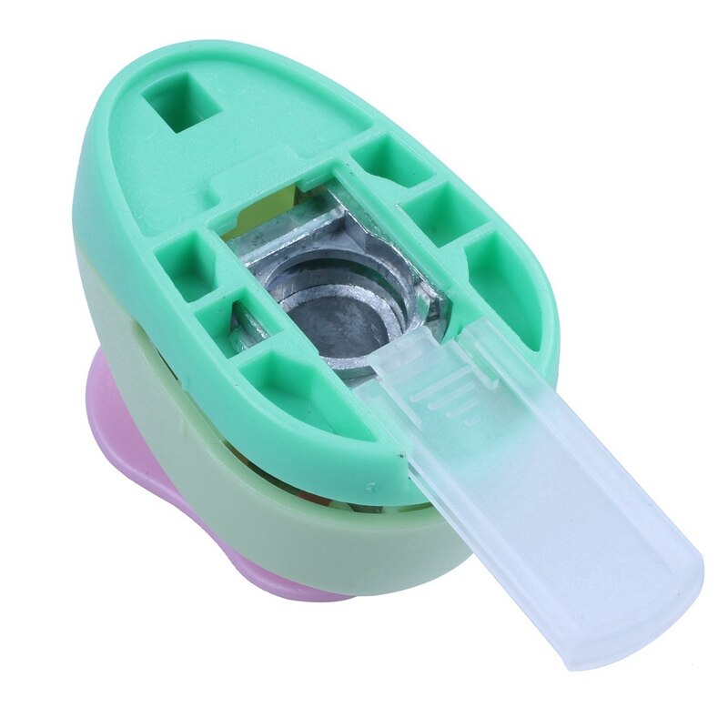 20 tornillos de tornillo sin fin de engranaje de plástico blanco de 6mm x 8mm y 1 perforadora para manualidades de 5/8 pulgadas, punzones de papel (ARCO) redondos