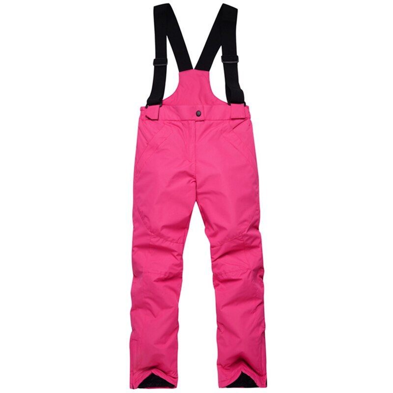 Inverno meninas calças de esqui macacão à prova de vento geral calças de treino para crianças à prova dwaterproof água quente crianças meninos neve esqui