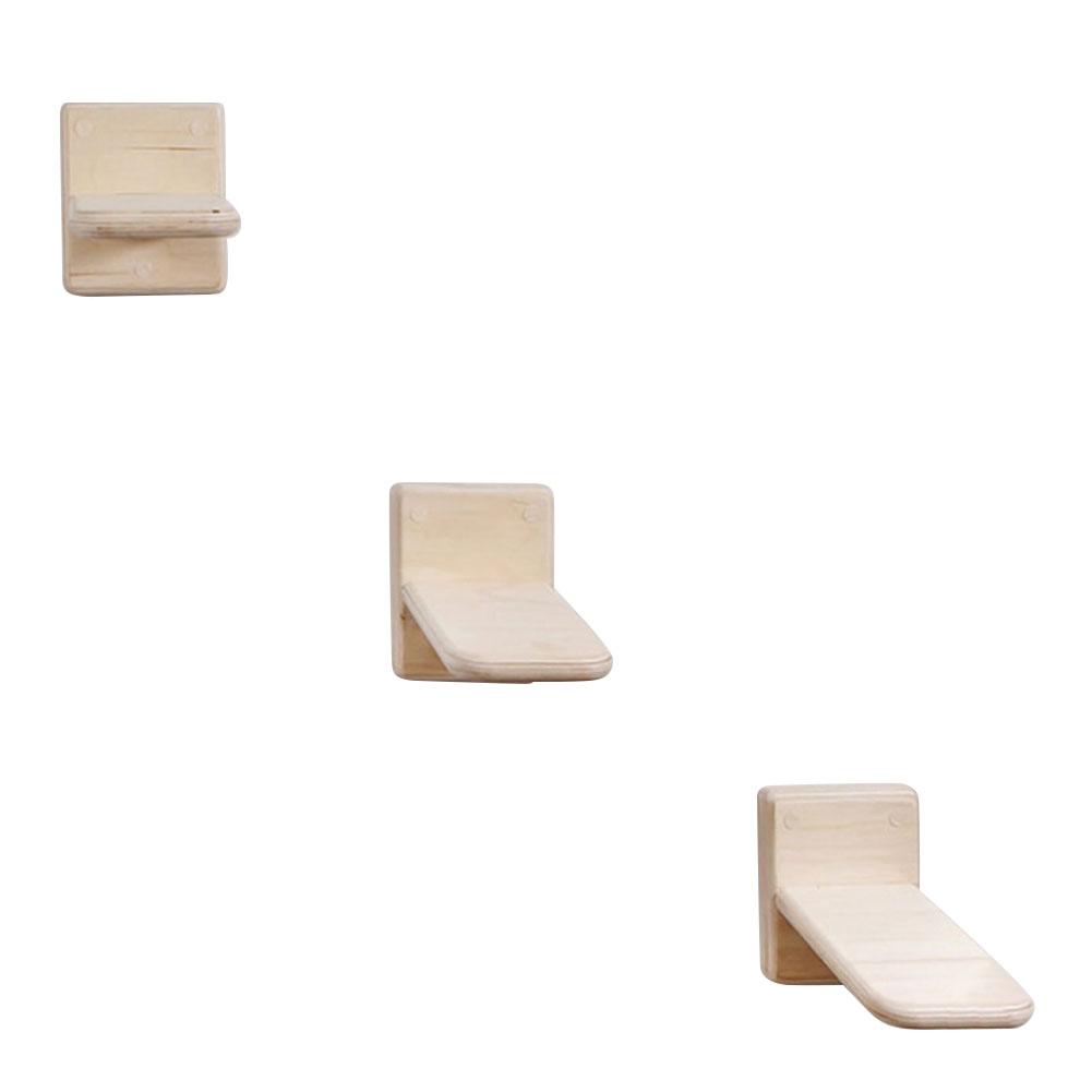 Wall-mounted Cat Cat Wall Ladder Pet Wall Mounted Stairs Wooden Jumping Step Platform Cat Frame Kitten Jumping Board DIY Pet