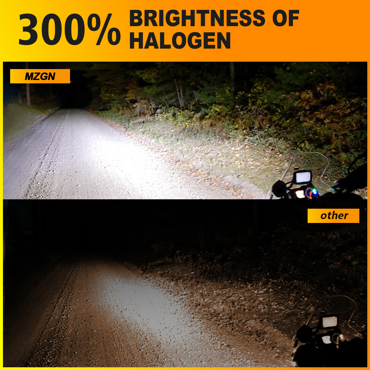 Bombilla de faro LED R2 P45T DC 12V bombilla LED de haz alto y bajo blanco superbrillante para faro de motocicleta sin polaridad