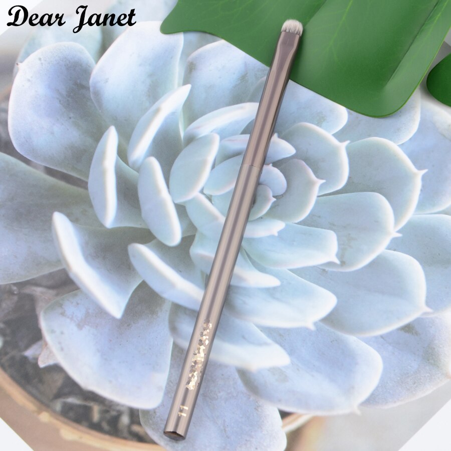 1 piece Smudge Makeup brushes Eye Make up brush Smoky detail contour Cosmetic tool brown metal handle H#11