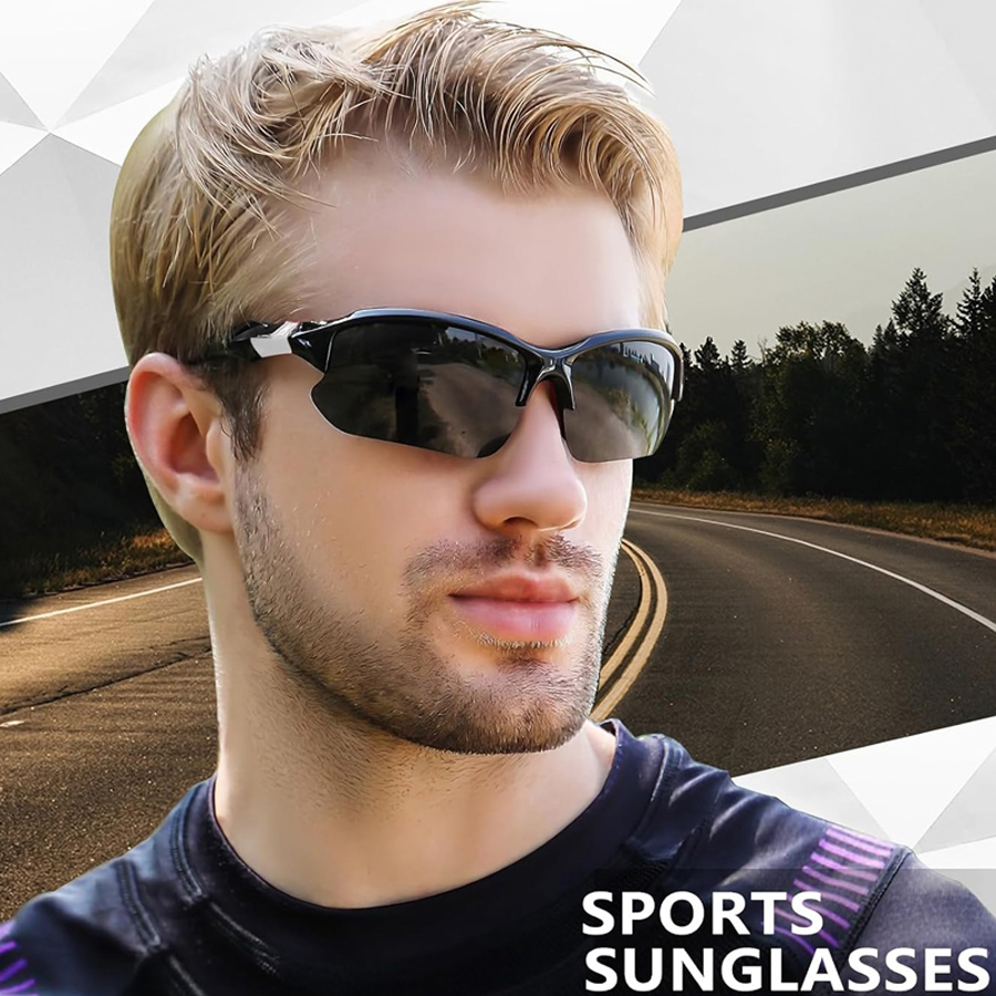 Newest Sports Polarized Sunglasses for Men Women Cycling Running Fishing UV400 Sun Glasses Lightweight Outdoor Goggles