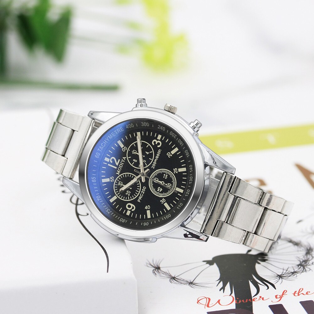 Rvs Sport Quartz Uur Wrist Analoge Mannen Horloge Mode Casual Mannen Business Horloge Horloge Mannen reloj