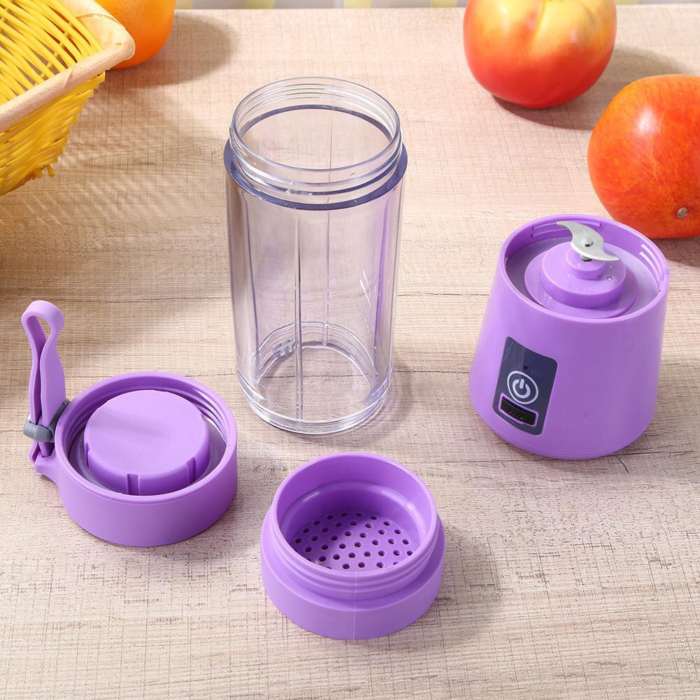 380ml przenośne USB akumulator maszyna sok mikser mikser mini robot kuchenny osobisty pomarańczowy wyciskacz wyciskarka robić sokowirówka