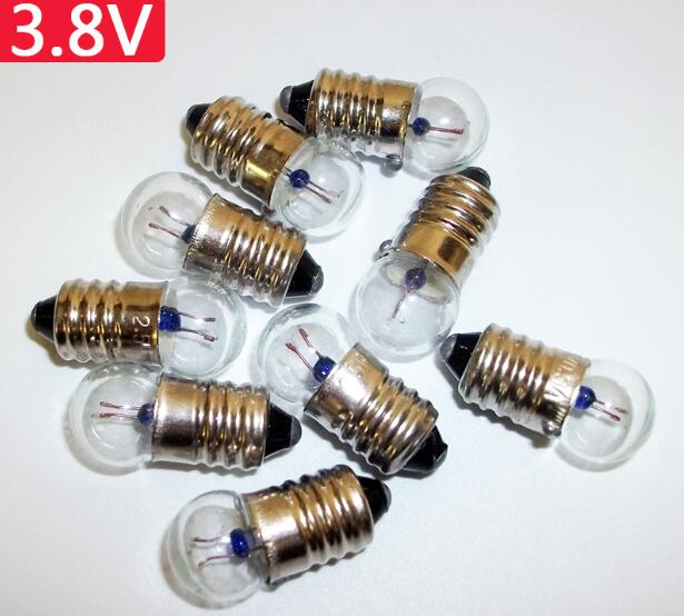 50 stk / mye vitenskapelig fysisk krets test lampe perler 1.5v 2.5v 3.8v 0.3a lommelykt belysning eksperiment lyspæreutstyr: 3.8v 0.3a