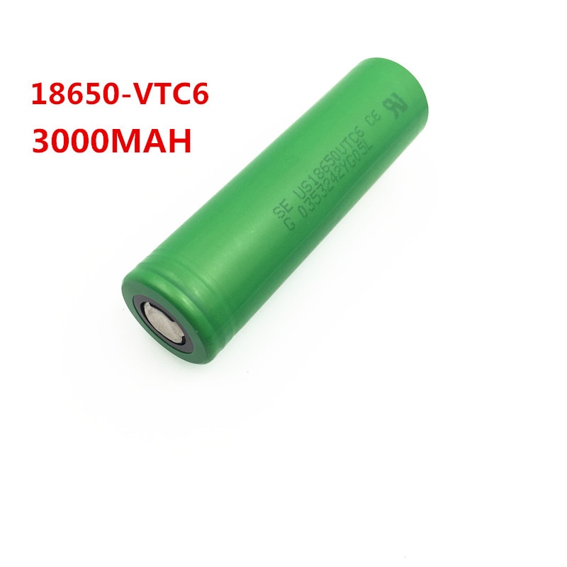 Dolidada 100% original VTC6 18650 V 3000 mAh Li ion 3,7 batera pour us18650 vtc6 3000 mAh batera USO juguetes herramient comme