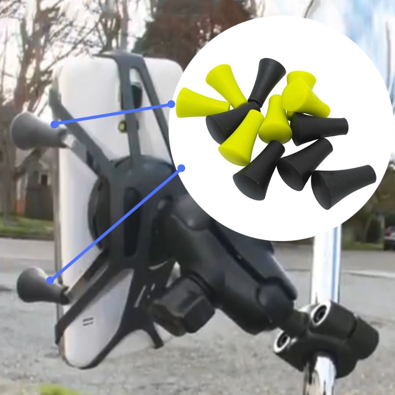 Fiets Motorfiets Accessoires Rubber Silicone Voor X-Grip Telefoon Houder Stand