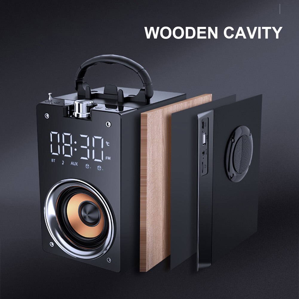 Super Bass Bluetooth Speakers Portable Column High Power 3D Stereo Subwoofer Music Center Support AUX TF FM Radio HIFI BoomBox