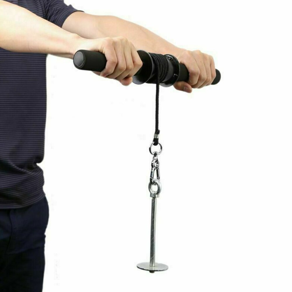 Gym Blaster Exerciser Wimperkruller Draagbare Gewichtheffen Spier Onderarm Sterkte Apparatuur Fitness Training Wrist Roller Soft Grip