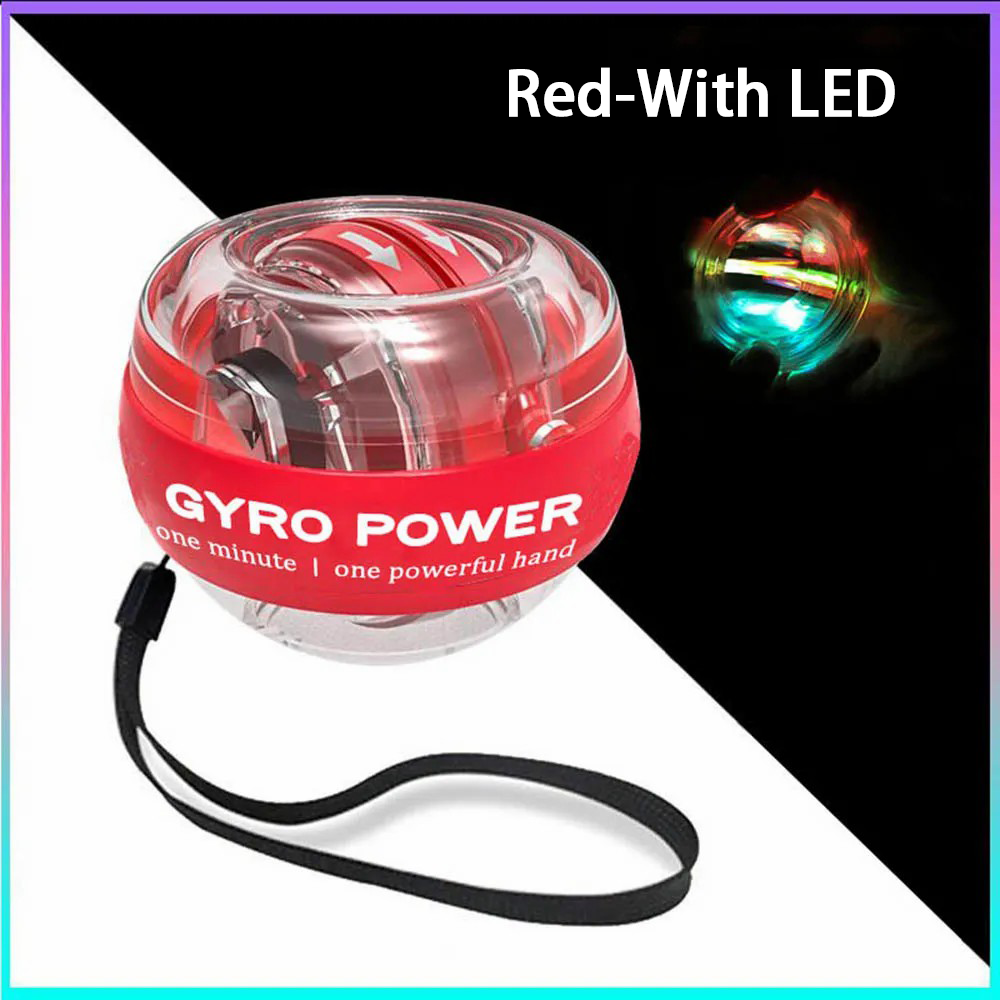 Wrist Power Ball Selbsthebender Griffball Handgelenk Gyro Ball Krafttrainer Unterarmtrainer Stärkt die Arm- und Fingermuskulatur: Elfenbein