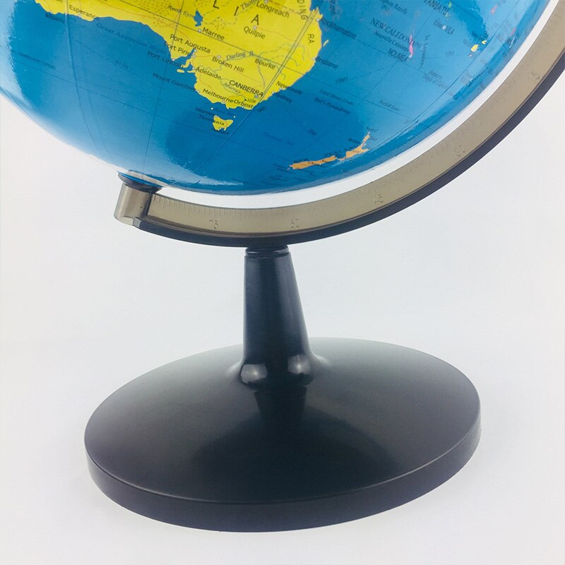 -World Globe, 12.6 Inch Globe of Perfect Spinning Globe for Kids, Geography Students, Teachers, Easy Rotating Swivel