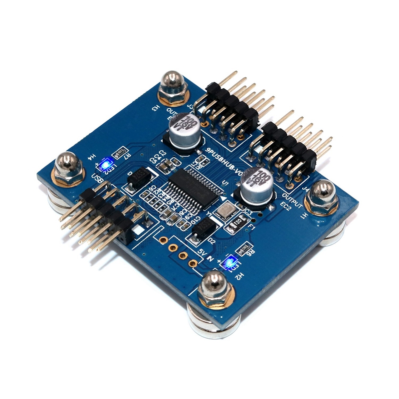 3-Port Usb 2.0 Hub Module Met Netic Base Voor Desktop, Toetsenbord, Muis, Usb Flash Drive