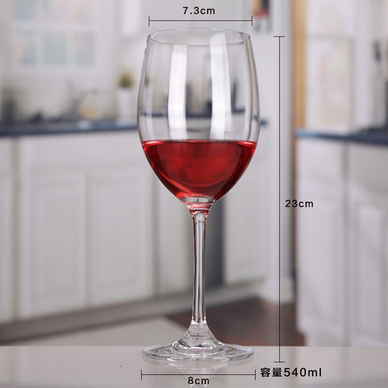 crystal red wine glass wine cup goblet red wine set factory direct: Deep Blue