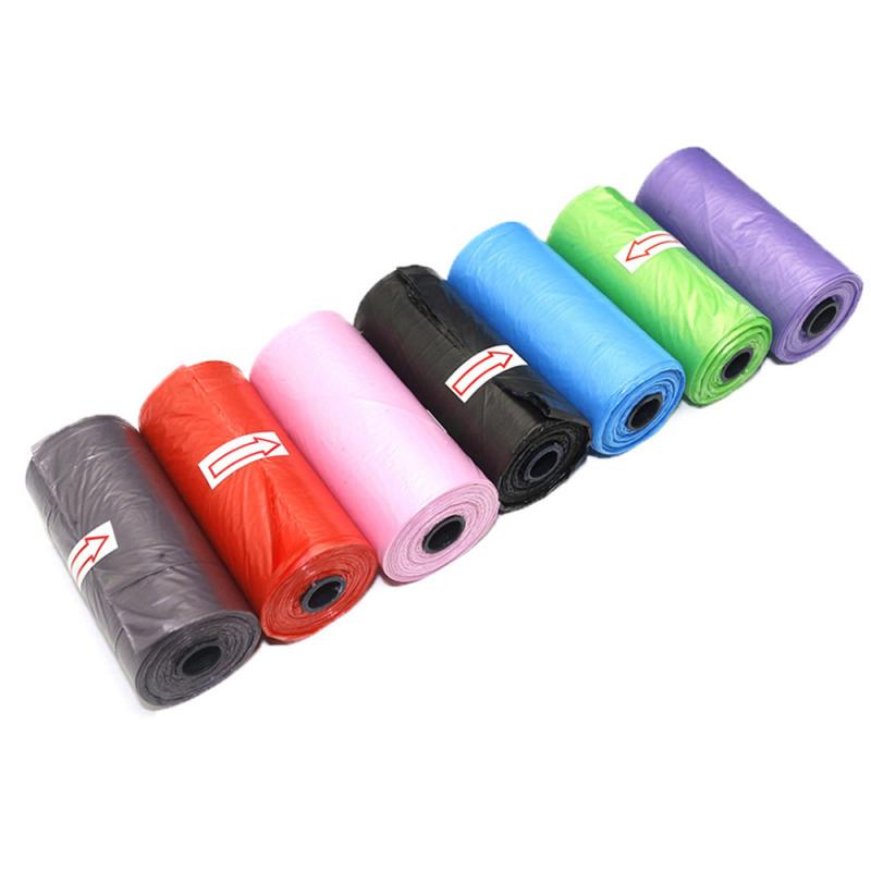 1 Roll Pet Garbage Bag Thick Convenient Environmental Cleaning Waste Bag Pet Rubbish Pick Up Bag Small Garbage Trash Bag