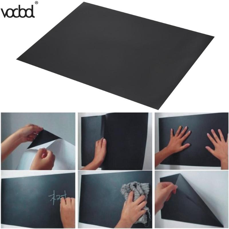 8Pcs 30x20cm Removable Blackboard Stickers Wall Decals Home Office Decorative Black Board Chalkboard Sticker Schook Supplies