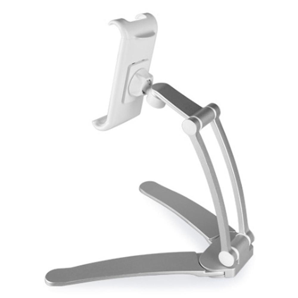 AZiMIYO support de tablette en métal cuisine bureau ipad support pour téléphone pour utilisé dans la cuisine tenture murale salle de bain support paresseux: XWJ-KC01-Silver